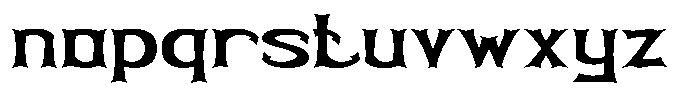 Grim Aura Font LOWERCASE