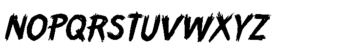 Grim Prairie Italic Font UPPERCASE