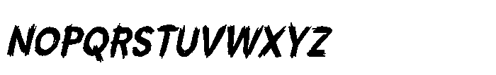 Grim Prairie Italic Font LOWERCASE
