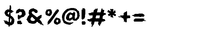 Grim Prairie Regular Font OTHER CHARS