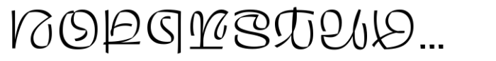 Grima Ultra Wide Font LOWERCASE