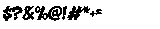 Grime Slime Regular Font OTHER CHARS