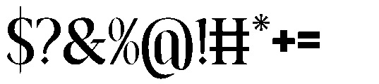 Grimersia Regular Font OTHER CHARS