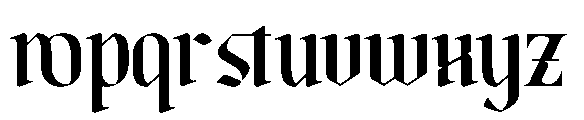 Grimersia Regular Font LOWERCASE