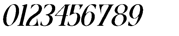 Grimersia Slant Font OTHER CHARS