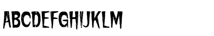 Grimfay Rough Cuts Font UPPERCASE
