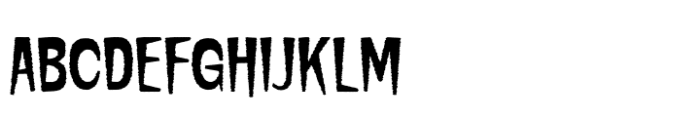 Grimfay Rough Font UPPERCASE
