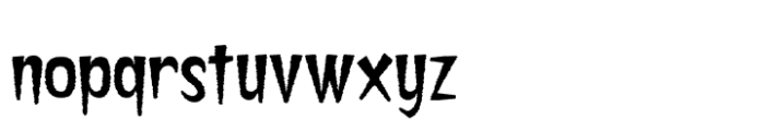 Grimfay Rough Font LOWERCASE
