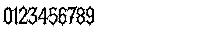 Grimhowl Font OTHER CHARS