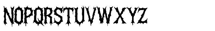 Grimhowl Font UPPERCASE