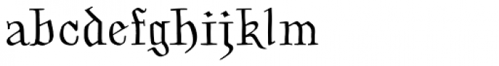 Grimm Font LOWERCASE