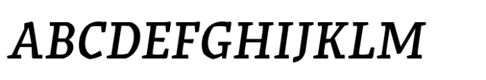 Grimmig Medium Italic Font UPPERCASE