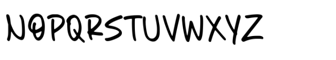 Grimnotes Regular Font UPPERCASE