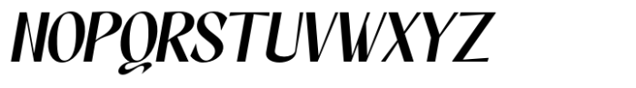 Grimora Neue Black Slant Font UPPERCASE