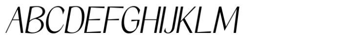 Grimora Neue Light Slant Font UPPERCASE