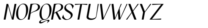 Grimora Neue Medium Slant Font UPPERCASE