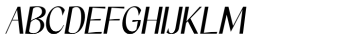 Grimora Neue Semi Bold Slant Font UPPERCASE