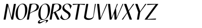 Grimora Neue Semi Bold Slant Font UPPERCASE