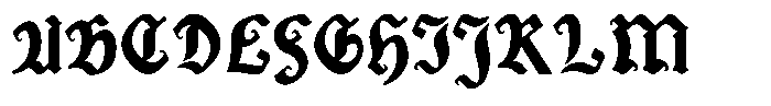 Grimoria Font UPPERCASE