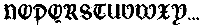 Grimoria Font UPPERCASE