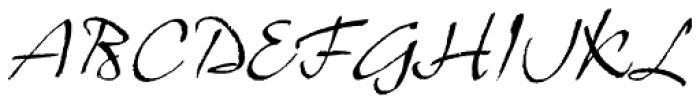 Grimshaw Hand Std Font UPPERCASE