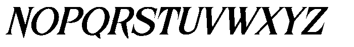 Grimveil Italic Font UPPERCASE