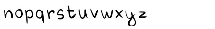 Grin Font LOWERCASE