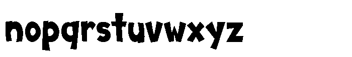Grinch land Font LOWERCASE
