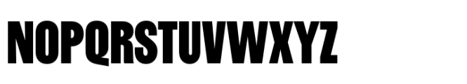 Gringa Heavy Font UPPERCASE