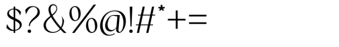 Grispily Light Font OTHER CHARS