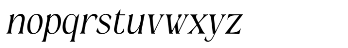 Grispily Slant Font LOWERCASE
