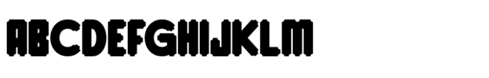 Gritjex Regular Font UPPERCASE