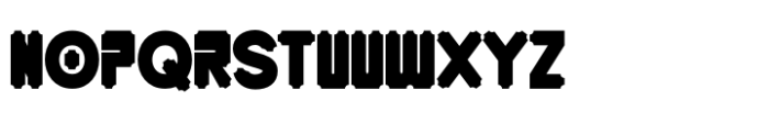 Gritjex Regular Font LOWERCASE