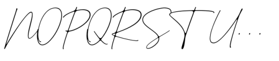 Grittanya Handwriting Font UPPERCASE