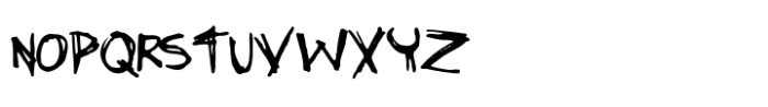 Gritty Ink Font UPPERCASE
