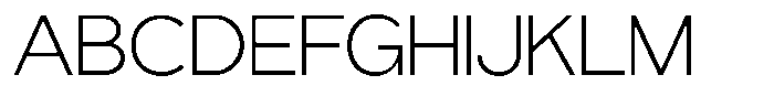 Grityle Extra Light Font UPPERCASE