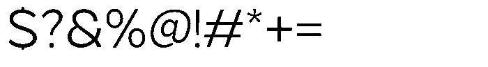 Grityle Light Font OTHER CHARS