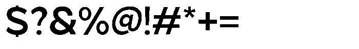 Grityle Semi Bold Font OTHER CHARS