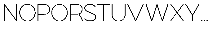 Grityle Thin Font UPPERCASE