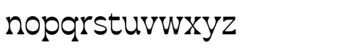 Grivena Font LOWERCASE