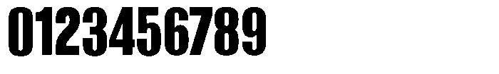 Grivon Black Condensed Font OTHER CHARS