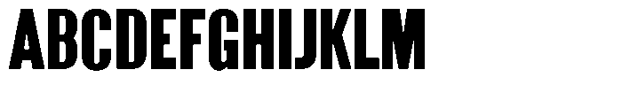 Grivon Black Condensed Font UPPERCASE