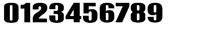 Grivon Black Expanded Font OTHER CHARS