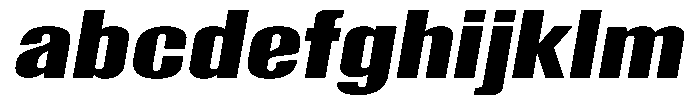 Grivon Black Slanted Expanded FONT