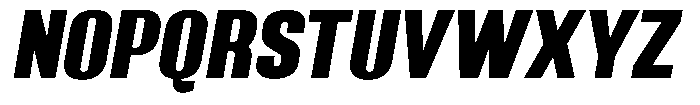 Grivon Black Slanted Font UPPERCASE