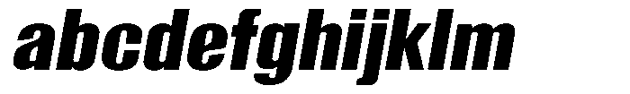 Grivon Black Slanted FONT