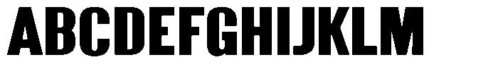Grivon Black Font UPPERCASE