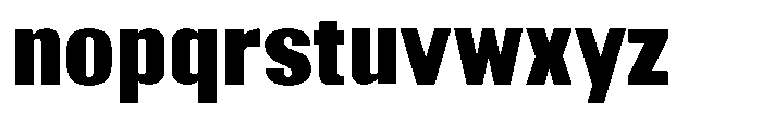 Grivon Black Font LOWERCASE