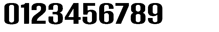 Grivon Bold Expanded Font OTHER CHARS