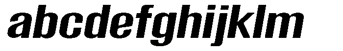 Grivon Bold Slanted Expanded FONT